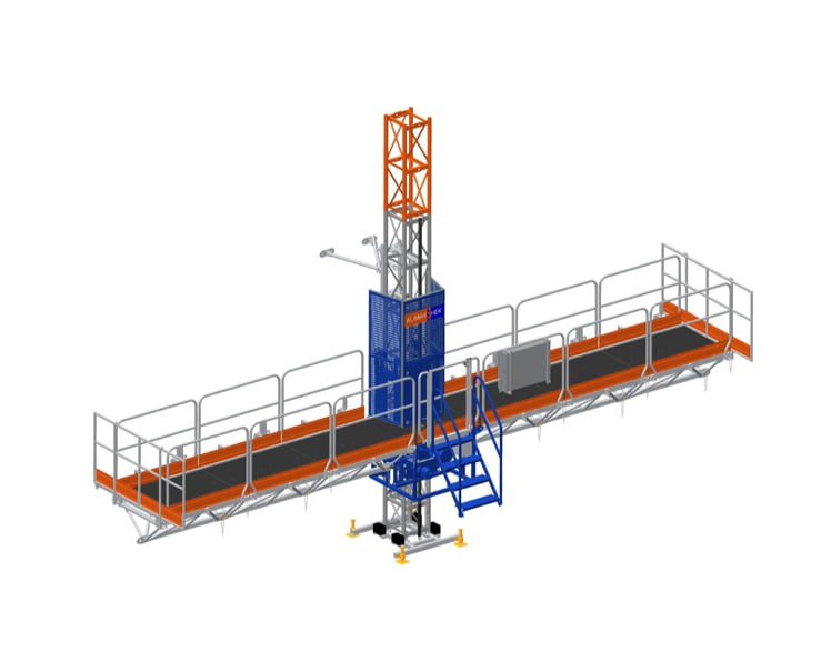 ALIMAK MC 450 SINGLE Vinnupallalyftur 2 Hoist Vinnulyftur