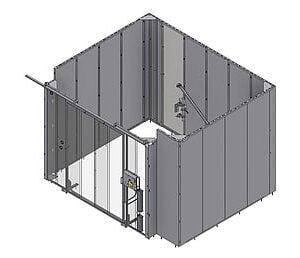 Base lokun 2m Hoist Vinnulyftur