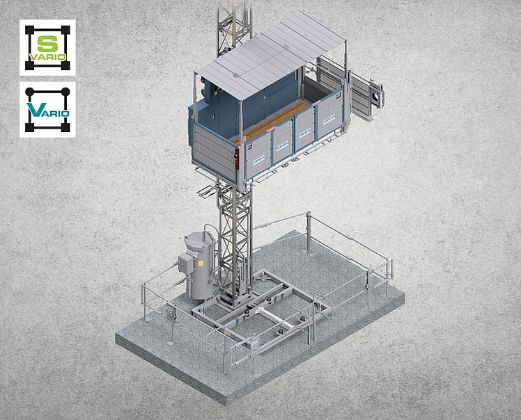 GEDA 2500 ZZP 2 vörulyfta Hoist Vinnulyftur