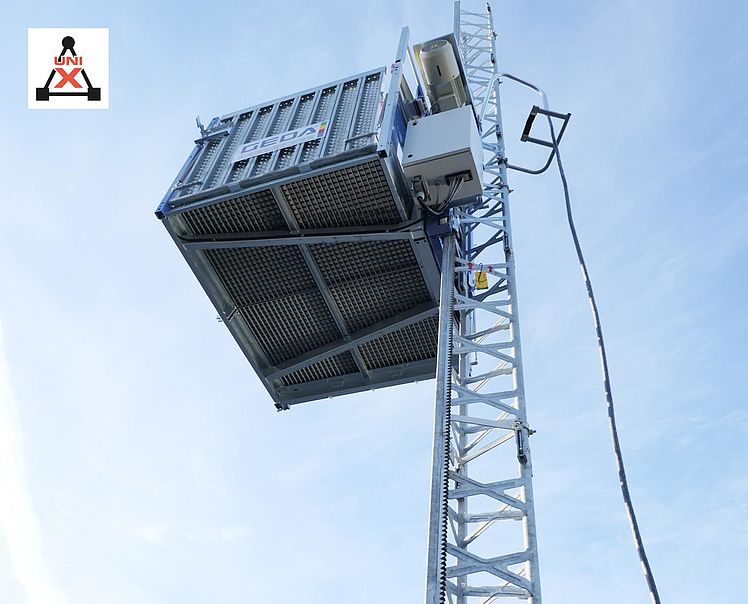 GEDA 500 Z F 2 vörulyfta Hoist Vinnulyftur