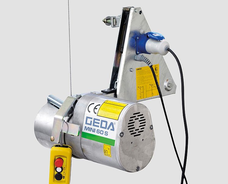 GEDA mini 60 víraspil 1 Hoist Vinnulyftur