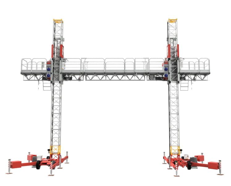 90°snúnirgur fyrir mastur Vinnupallalyftur Hoist Vinnulyftur-5