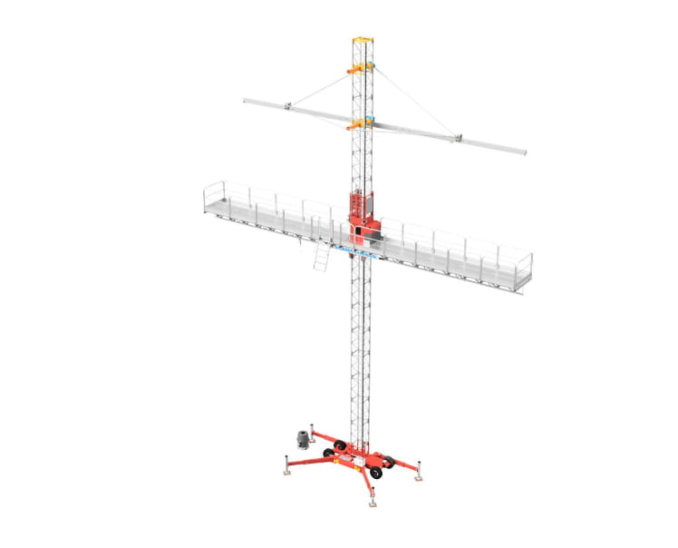 Monorail Vinnupallalyftur Hoist Vinnulyftur-6